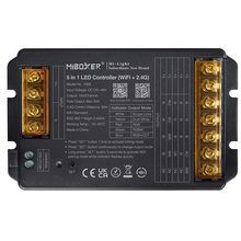 Professionele 30 ampere LED controller 5 in 1 - Single Color/Dual White/RGB/RGBW/RGBWW/RGBCCT LED strips 12-24-48v - HW5