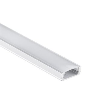 3 meter LED profiel inclusief klikafdekking 16,8mm x 6,47mm - 01ALU