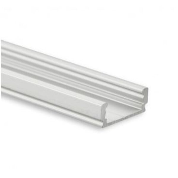 Luksus LED profielen 3 meter LED profiel inclusief klikafdekking 16,8mm x 6,47mm - 01ALU