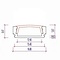 Luksus LED profielen 3 meter LED profiel inclusief klikafdekking 16,8mm x 6,47mm - 01ALU