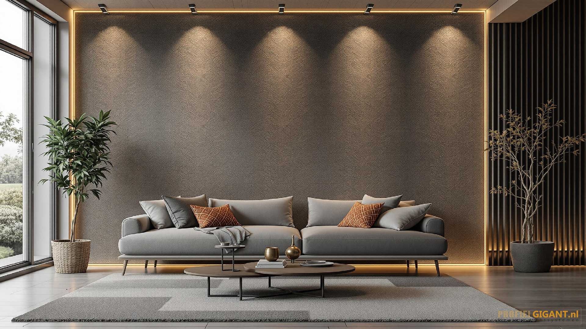 Hoe maak je architectural grazing in LED profiel?