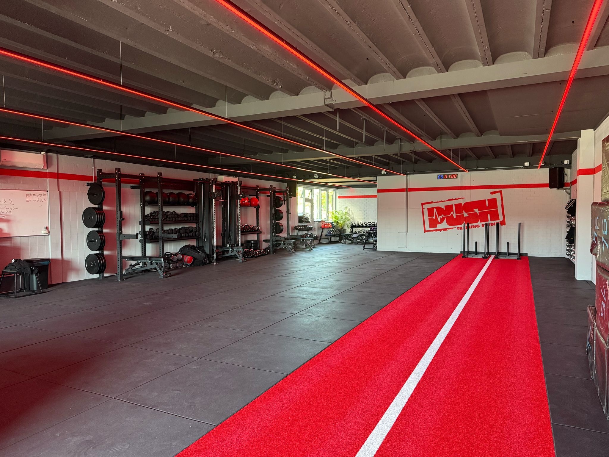 Complete LED oplossing bij PUSH Training Studio