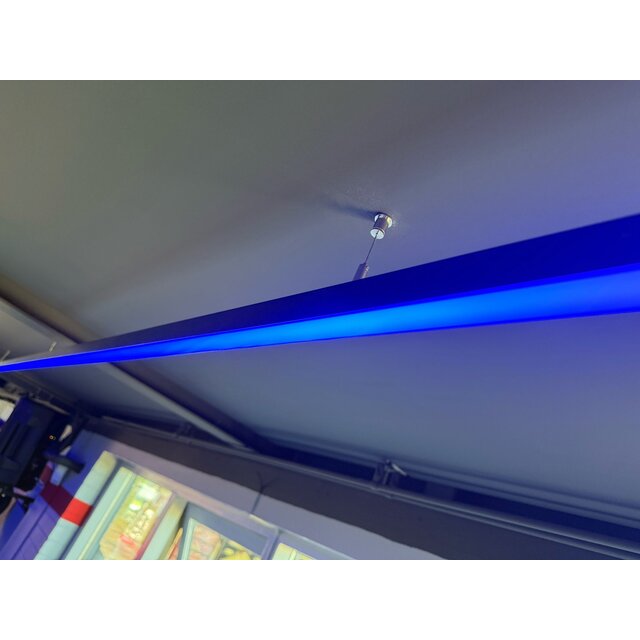 Zwart LED profiel inclusief opaal klikafdekking  30 mm x 30,92 mm - XL306ZWART