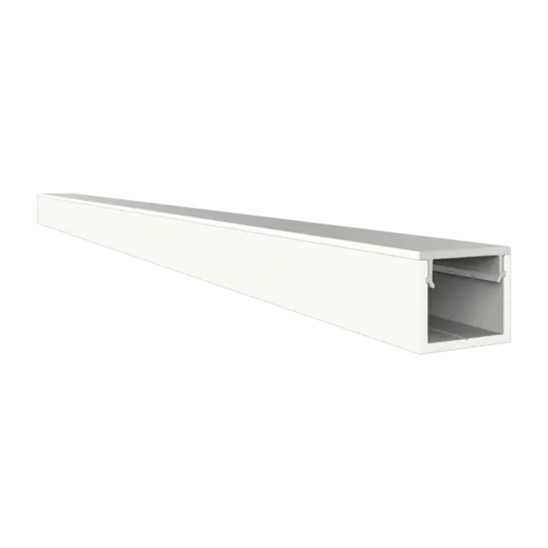 Luksus LED profielen Wit SLIM LED profiel met klikafdekking 10 mm x 8 mm - SLIM308WIT