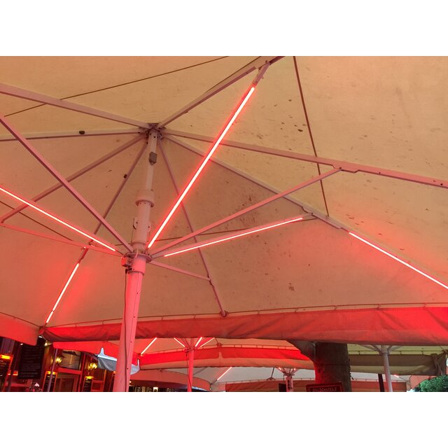 Zwart LED profiel inclusief klikafdekking 15mm x 15,69mm - 302ZWART