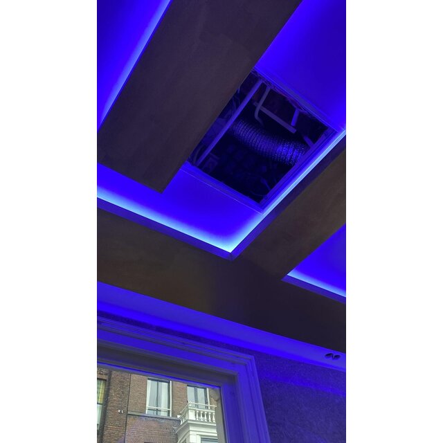 LED profiel inclusief opaal klikafdekking 15mm x 15,69mm - 302WIT