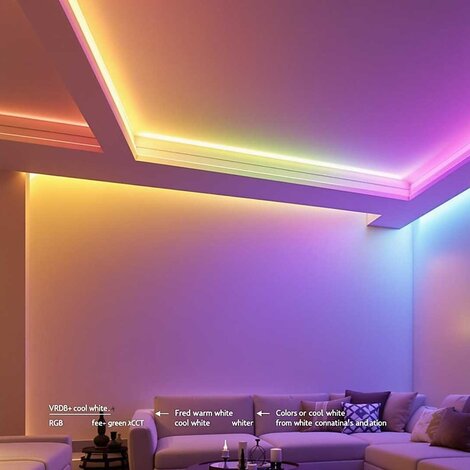 Hoe realiseer dynamische kleuren in LED profiel?