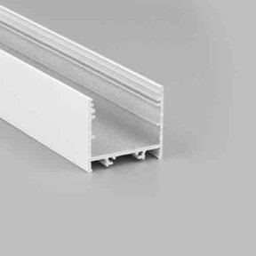 Wit LED XL profiel inclusief afdekking 33,4mm x 29,6mm - XL11WIT