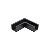 48V L Profiel Connector Plat Rechts - Zwart