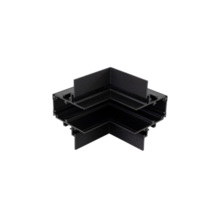 48V Inbouw L Profiel Connector Stereo - Zwart