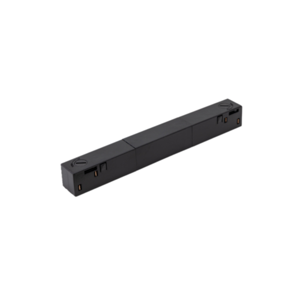 48V LED railsysteem - Powergear 48V LED rechte verbinding Connector -Zwart