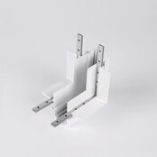 48V Inbouw L Profiel Connector Stereo - Wit