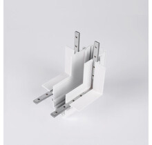 48V Inbouw L Profiel Connector Stereo - Wit