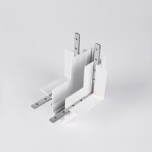 48V Inbouw L Profiel Connector Stereo - Wit