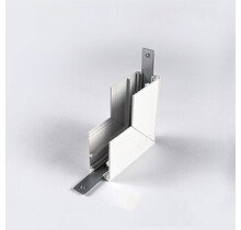 48V Deep L Profiel Connector Stereo -Wit