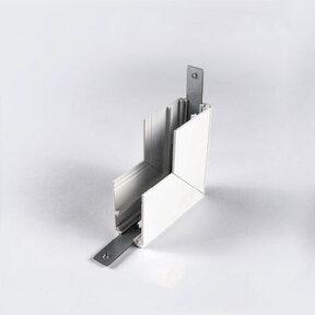 48V Deep L Profiel Connector Stereo -Wit