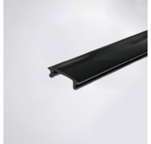 Afdekstrip 48V  2 meter - Zwart