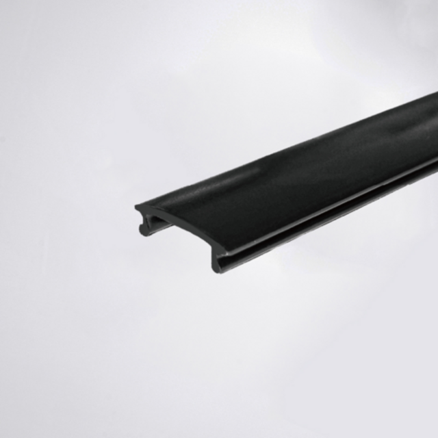 Afdekstrip 48V  2 meter - Zwart