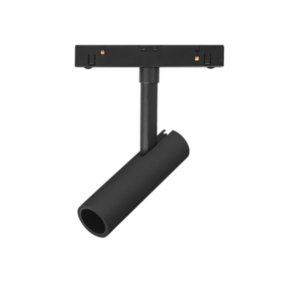 48V LED railsysteem - Powergear Sottile25 48V led Tracklight 210lm - 2700k/3000k - on/off - Zwart