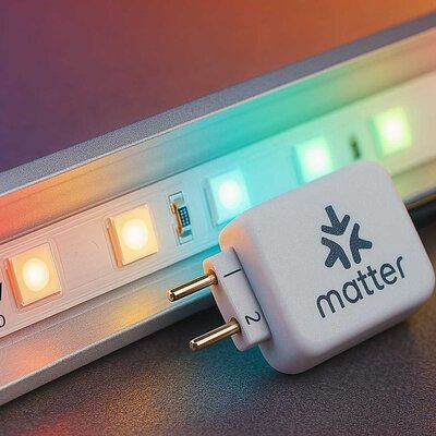 Hoe gebruik je Matter met strips in LED profiel?