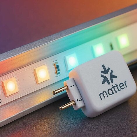 Hoe gebruik je Matter met strips in LED profiel?
