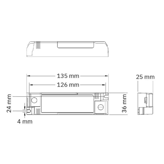 Philips LED voeding - 24V - IP20 - 30W
