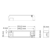 Philips LED voeding - 24V | IP20 | 120W