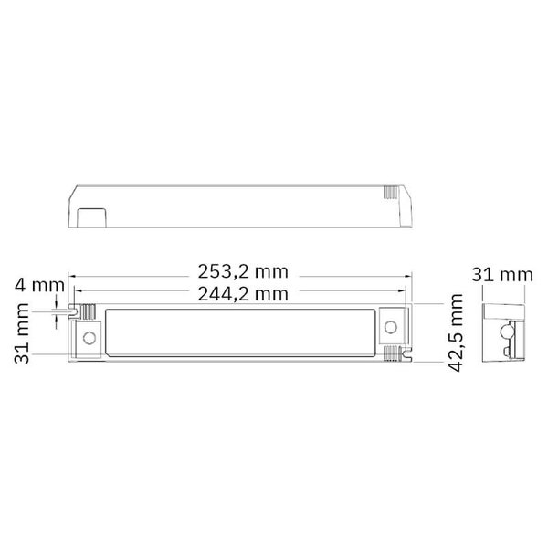 Philips LED drivers Philips LED voeding - 24V | IP20 | 150W
