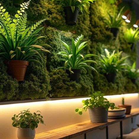 Hoe maak je verticale tuin in LED profiel?