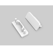 Eindkap zonder kabeldoorvoer - 09WIT