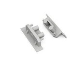 Eindkap zonder kabeldoorvoer voor LED profiel 09INBOUW-ALU