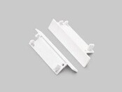 Eindkap zonder kabeldoorvoer voor LED profiel 09INBOUW-WIT