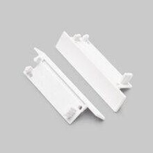 Eindkap met kabeldoorvoer voor LED profiel 09INBOUW-WIT