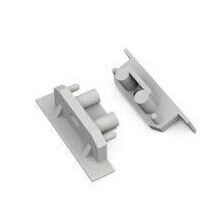 Eindkap met kabeldoorvoer voor LED profiel 09INBOUW-ALU