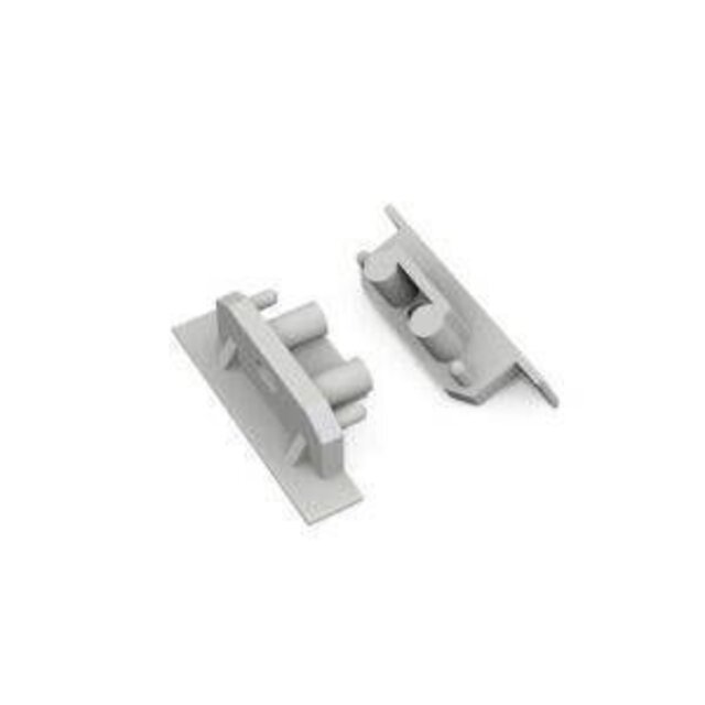 Eindkap met kabeldoorvoer voor LED profiel 09INBOUW-ALU