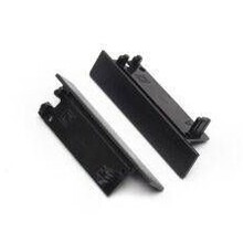 Eindkap met kabeldoorvoer voor LED profiel 09ZWART-INBOUW