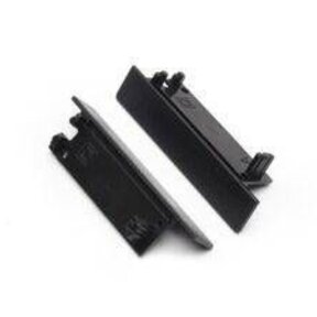 Eindkap met kabeldoorvoer voor LED profiel 09ZWART-INBOUW