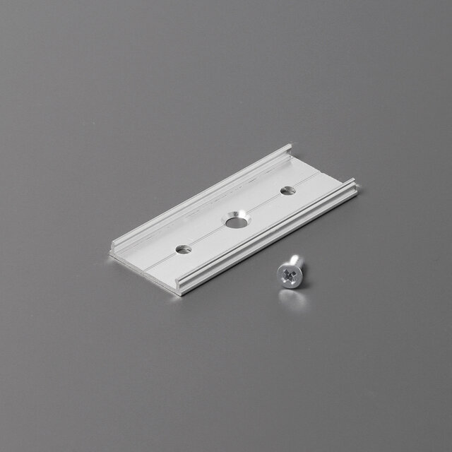 LED profiel montageklem extra lange voor - 09INBOUW-ALU, 09INBOUW-WIT, 09INBOUW-ZWART