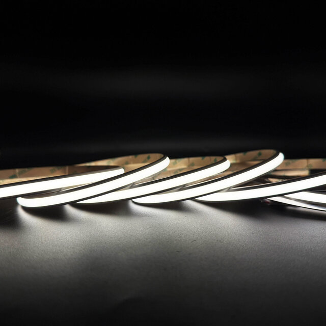 Waterdichte Free Cut COB LED strip natuurlijk wit 13W 1200LM 528LED p/m 24VDC IP65 4000K – 5 meter