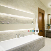 Waterdichte Free Cut COB LED strip natuurlijk wit 13W 1200LM 528LED p/m 24VDC IP65 4000K – 5 meter