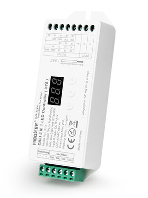 DALI LED controller 5 in 1 LED strip controller - MIBOXER DT8 - DLX