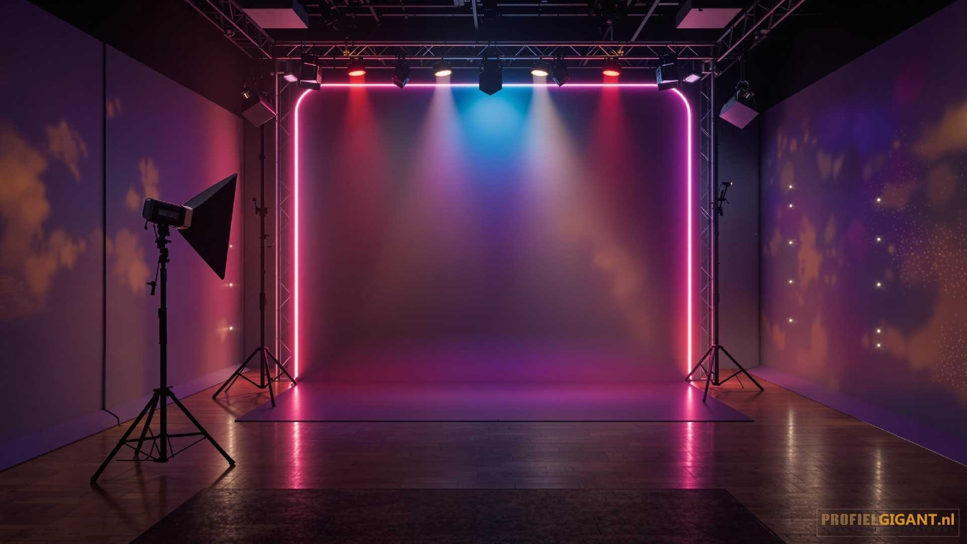 Hoe maak je filmset verlichting in LED profiel?