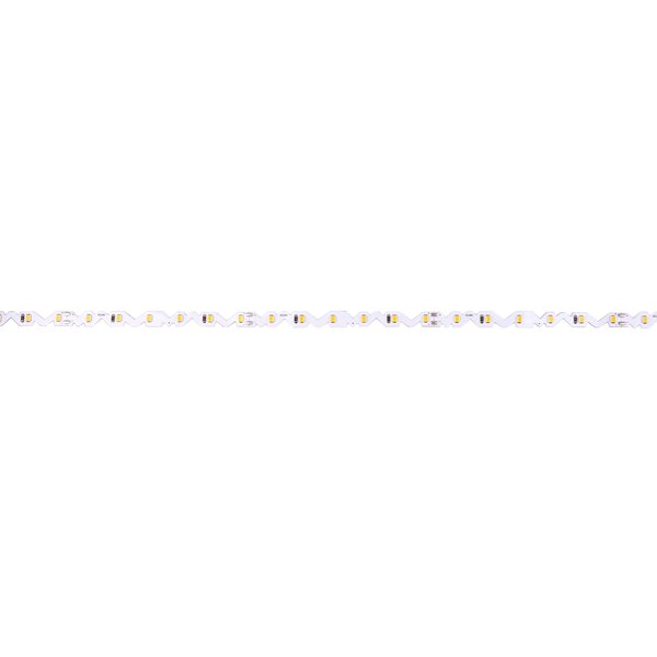Luksus LED strips S shape buigbare LED strip warm wit 3000K IP20 24V 10W 72 LEDs p/m