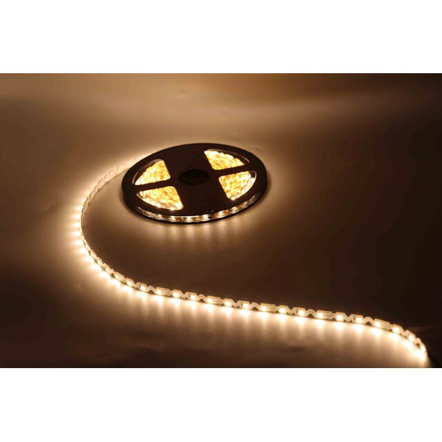 S shape buigbare LED strip warm wit 3000K IP20 24V 10W 72 LEDs p/m
