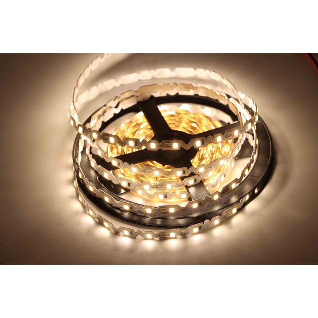S shape buigbare LED strip warm wit 3000K IP20 24V 10W 72 LEDs p/m