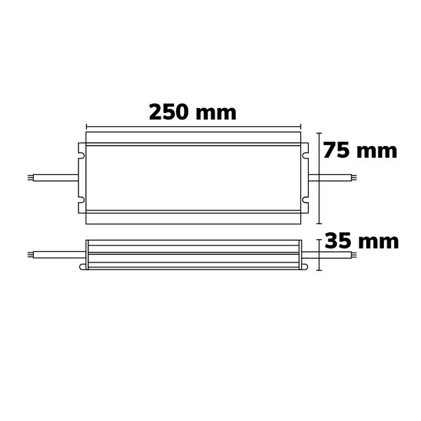 Luksus LED voeding 48 volt LED voeding 400 Watt IP67 - Waterdicht