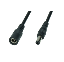 DCDC 2.5/5.5 mm verlengkabel voor LED voedingen 100cm - POSDC-Y-PS25-1.0 verlengkabel voor LED voedingen 100cm - POSDC-Y-PS25-1.0