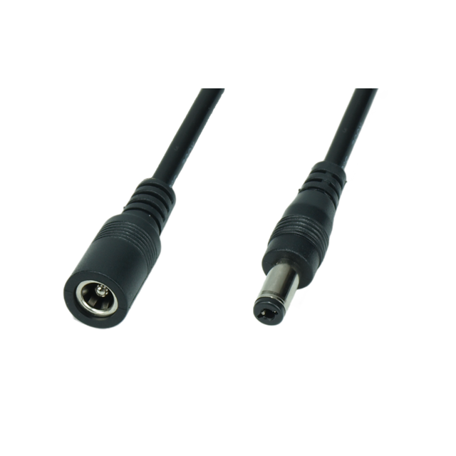 DCDC 2.5/5.5 mm verlengkabel voor LED voedingen 100cm - POSDC-Y-PS25-1.0 verlengkabel voor LED voedingen 100cm - POSDC-Y-PS25-1.0