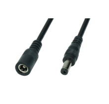 DC 2.1/5.5 mm verlengkabel voor LED voedingen 100cm - POSDC-Y-PS21-1.0