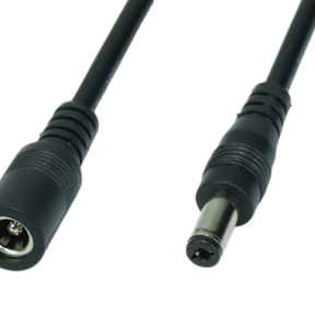 DC 2.1/5.5 mm verlengkabel voor LED voedingen 100cm - POSDC-Y-PS21-1.0